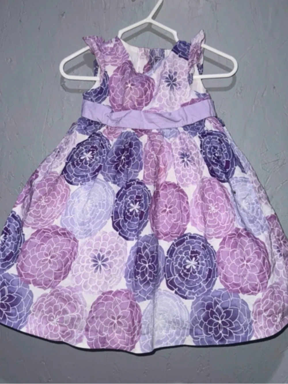 Gymboree Lavender & Purple Floral Party Dress